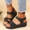 Women’s Lightweight Non-Slip Platform Wedge Summer Beach Sandals
