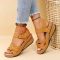 Women’s Lightweight Non-Slip Platform Wedge Summer Beach Sandals