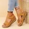 Women’s Lightweight Non-Slip Platform Wedge Summer Beach Sandals