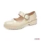 Women's Low Heels Mary Janes Large Size Loafers