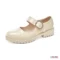 Women's Low Heels Mary Janes Large Size Loafers