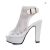 Women’s Peep-Toe Buckle Platform High-Heel Summer Ankle Boots