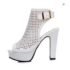 Women’s Knitted Wedge High-Heel Flip-Flop Sandals, Plus Sizes