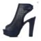 Women’s Peep-Toe Buckle Platform High-Heel Summer Ankle Boots