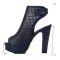 Women’s Peep-Toe Buckle Platform High-Heel Summer Ankle Boots