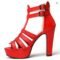 Women’s Platform Gladiator High-Heel Peep-Toe Party Sandal Shoes