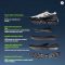 Xtep Chase Mountain Men’s Lightweight Anti-Slip Hiking Sneakers