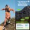 Xtep Chase Mountain Men’s Lightweight Anti-Slip Hiking Sneakers