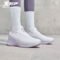 Xtep Women Cotton Shoes Synthetic Leather Walking Sneakers
