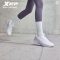 Xtep Women Cotton Shoes Synthetic Leather Walking Sneakers