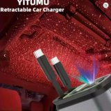 YITUMU 4-in-1 Retractable Starlight Car Charger