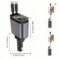 YITUMU 4-in-1 Retractable Starlight Car Charger