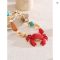 Yhpup 2025 Handmade Ocean Shell Red Crab Necklace