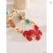Yhpup 2025 Handmade Ocean Shell Red Crab Necklace