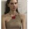 Yhpup 2025 Handmade Ocean Shell Red Crab Necklace
