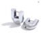 Yhpup 316L Stainless Steel U-Shape Hollow Hoop Earrings