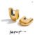 Yhpup 316L Stainless Steel U-Shape Hollow Hoop Earrings