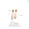 Yhpup 4 Color Acrylic Teardrop Dangle Summer Earrings