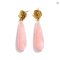 Yhpup 4 Color Acrylic Teardrop Dangle Summer Earrings