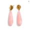 Yhpup 4 Color Acrylic Teardrop Dangle Summer Earrings