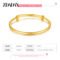 ZDADAN 925 Silver 18K Gold Adjustable Bangle Bracelet