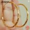 ZDADAN 925 Silver 18K Gold Round Hoop Earrings