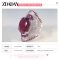 ZDADAN 925 Silver Ruby Zircon Women Ring