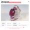 ZDADAN 925 Silver Ruby Zircon Women Ring