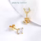 Smyoue Classic Round Cut Moissanite Stud Earrings – 925 Sterling Silver Fine Jewelry
