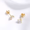 Smyoue Classic Round Cut Moissanite Stud Earrings – 925 Sterling Silver Fine Jewelry