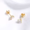 Smyoue Classic Round Cut Moissanite Stud Earrings – 925 Sterling Silver Fine Jewelry