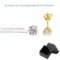 Smyoue Classic Round Cut Moissanite Stud Earrings – 925 Sterling Silver Fine Jewelry
