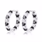 Smyoue 18k Plated 2.6CT Full Moissanite Hoop Earrings