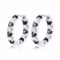 Smyoue 18k Plated 2.6CT Full Moissanite Hoop Earrings