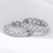 Smyoue 18k Plated 2.6CT Full Moissanite Hoop Earrings