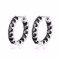 Smyoue 18k Plated 2.6CT Full Moissanite Hoop Earrings