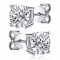 K.NOBSPIN GRA Certified Moissanite Stud Earrings