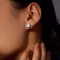 K.NOBSPIN GRA Certified Moissanite Stud Earrings