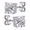 K.NOBSPIN GRA Certified Moissanite Stud Earrings
