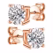 K.NOBSPIN GRA Certified Moissanite Stud Earrings