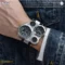 OULM Multi Dial Watch Leather Watch Outdoor Watch