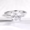 Smyoue Cushion Cut Moissanite Wedding Ring for Women