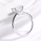 Smyoue Cushion Cut Moissanite Wedding Ring for Women