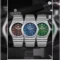 San Martin Sports Watch Waffle Dial Integrated Bracelet