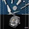 San Martin Sports Watch Waffle Dial Integrated Bracelet