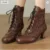 Ankle Boots Lace Up Boots Big Size Women