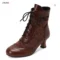 Ankle Boots Lace Up Boots Big Size Women