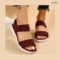 womens-beige-elastic-wedge-sandals