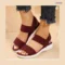 womens-beige-elastic-wedge-sandals