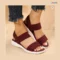 womens-beige-elastic-wedge-sandals